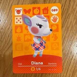 Diana - Animal Crossing amiibo card